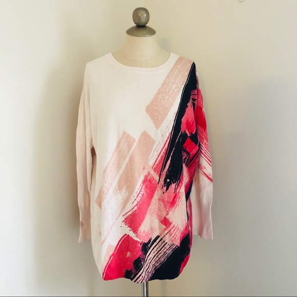 LOGO by Lori Goldstein Sweaters - LOGO Lori Goldstein QVC cashmere blend sweater